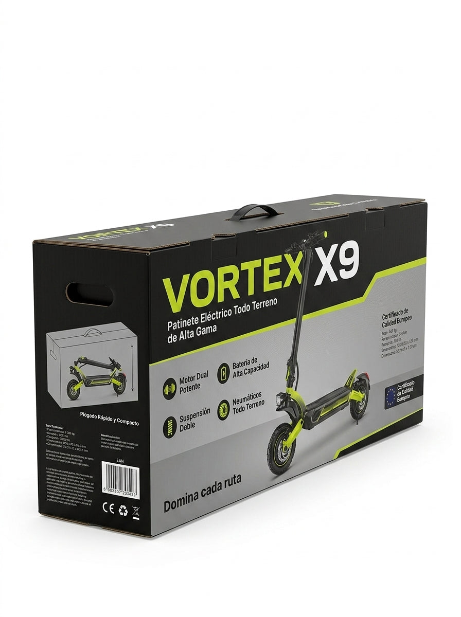 VORTEX X9 2x2 connectée via une application.